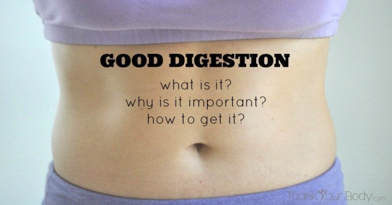 Good Digestions: What is it? Why is it important? How to get it?