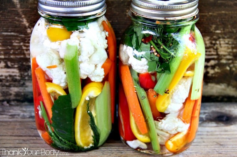 Recipe Naturally Fermented Pickled Vegetable Medley