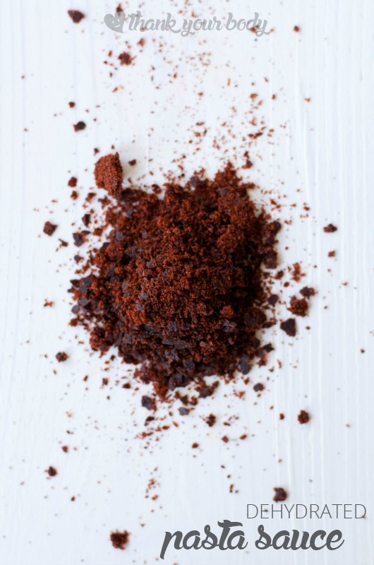 Dehydrated Pasta Sauce